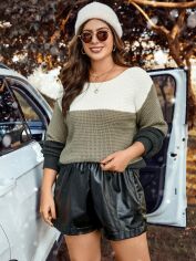 Акція на Джемпер жіночий SHEIN GD-00193727 3XL Різнокольоровий від Rozetka