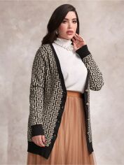 Акція на Кардиган жіночий SHEIN GD-00212092 M Чорний від Rozetka