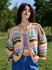 Акція на Кардиган жіночий SHEIN GD-00193523 S Різнокольоровий від Rozetka
