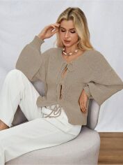 Акція на Кардиган жіночий SHEIN GD-00209795 M Хакі від Rozetka