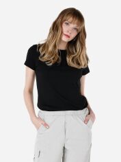 Акція на Футболка жіноча бавовняна Colin's CL1068567-BLK XS Чорна від Rozetka