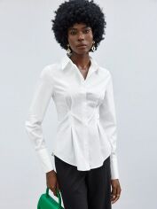 Акція на Сорочка жіноча SHEIN GD-00211523 L Біла від Rozetka