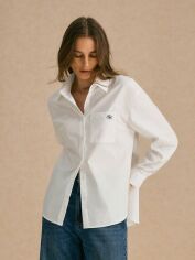 Акція на Сорочка жіноча SHEIN GD-00211522 S Біла від Rozetka