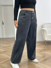 Акція на Штани жіночі SHEIN GD-00195117 1XL Чорні від Rozetka