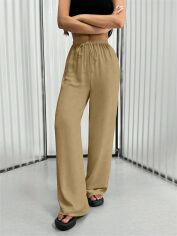 Акция на Штани жіночі SHEIN GD-00199364 L Хакі от Rozetka