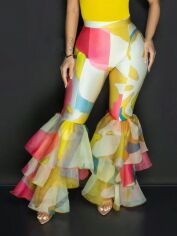 Акція на Штани жіночі SHEIN GD-00225040 S Жовті від Rozetka