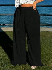 Акція на Штани жіночі SHEIN GD-00209768 2XL Чорні від Rozetka