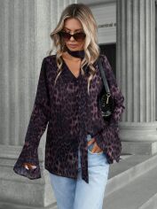 Акція на Блузка жіноча SHEIN GD-00196345 S Фіолетова від Rozetka