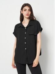 Акція на Блузка жіноча SHEIN 31-0059_чорний XL Чорна від Rozetka
