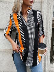 Акция на Блузка жіноча SHEIN GD-00212985 M Різнокольорова от Rozetka