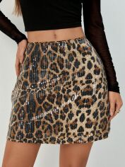 Акція на Спідниця літня жіноча SHEIN GD-00215777 XL Жовта від Rozetka