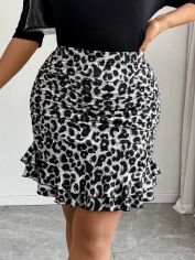 Акція на Спідниця жіноча SHEIN GD-00224717 2XL Чорно-біла від Rozetka