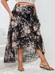 Акція на Спідниця жіноча SHEIN GD-00199411 2XL Чорна від Rozetka