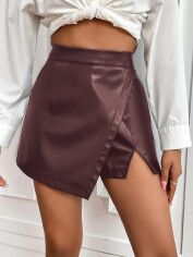 Акція на Спідниця жіноча SHEIN GD-00209836 M Бордова від Rozetka
