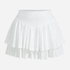 Акція на Спідниця жіноча SHEIN GD-00224110 3XL Біла від Rozetka