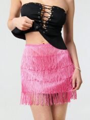 Акція на Спідниця літня жіноча SHEIN GD-00227366 L Рожева від Rozetka