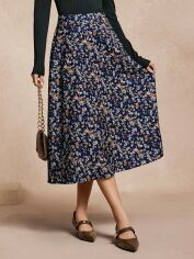 Акція на Спідниця літня жіноча SHEIN GD-00199381 L Синя від Rozetka