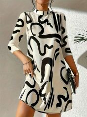 Акція на Сукня літня жіноча Shein GD-00225834 S Кремова від Rozetka