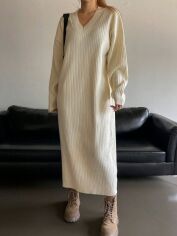 Акція на Сукня жіноча SHEIN GD-00214791 S Бежева від Rozetka