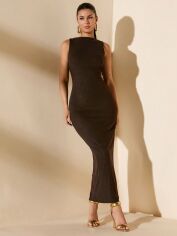 Акція на Сукня жіноча SHEIN GD-00225057 M Коричнева від Rozetka