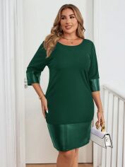 Акція на Сукня жіноча SHEIN GD-00224186 1XL Темно-зелена від Rozetka