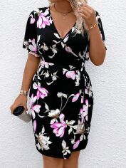 Акція на Сукня жіноча SHEIN GD-00223561 4XL Комбінована від Rozetka