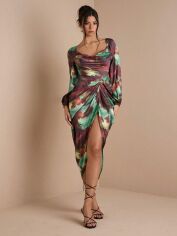 Акція на Сукня осіння жіноча SHEIN GD-00227667 M Зелена від Rozetka