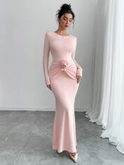 Акція на Сукня осіння жіноча SHEIN GD-00227193 L Рожева від Rozetka
