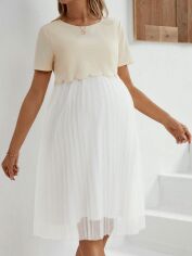 Акция на Плаття для вагітних міді літнє SHEIN GD-00195975 S Рожеве от Rozetka