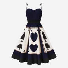 Акция на Сукня жіноча SHEIN GD-00215421 2XL Темно-синя от Rozetka