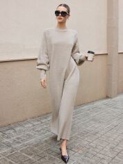 Акція на Сукня жіноча SHEIN GD-00193455 One Size Бежева від Rozetka