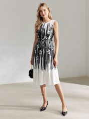 Акція на Сукня жіноча SHEIN GD-00199996 S Чорно-біла від Rozetka