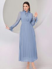 Акція на Плаття міді осіннє жіноче SHEIN GD-00178977 M Синє від Rozetka