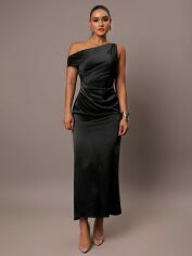 Акція на Сукня осіння жіноча SHEIN GD-00197051 S Чорна від Rozetka
