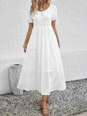 Акція на Сукня жіноча SHEIN GD-00215798 L Біла від Rozetka