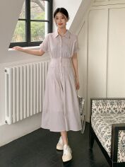 Акція на Сукня жіноча SHEIN GD-00220101 M Бежева від Rozetka