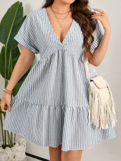 Акція на Сукня жіноча SHEIN GD-00220239 0XL Комбінована від Rozetka