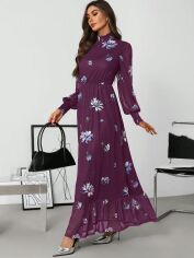 Акція на Сукня жіноча SHEIN GD-00219364 XL Фіолетова від Rozetka