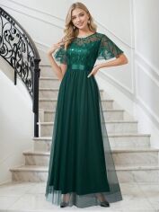 Акция на Сукня жіноча SHEIN GD-00224293 XL Темно-зелена от Rozetka