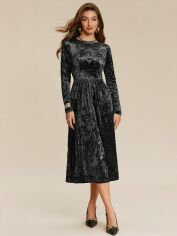 Акція на Сукня осіння жіноча SHEIN GD-00224589 S Чорна від Rozetka