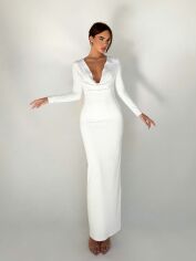 Акція на Сукня осіння жіноча SHEIN GD-00215808 S Біла від Rozetka