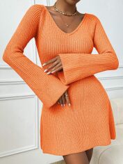 Акція на Сукня осіння жіноча SHEIN GD-00193870 M Помаранчева від Rozetka