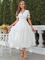 Акція на Сукня жіноча SHEIN GD-00197807 S Біла від Rozetka