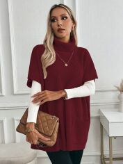 Акція на Сукня осіння жіноча SHEIN GD-00193544 L Червона від Rozetka
