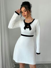 Акція на Сукня осіння жіноча SHEIN GD-00212556 S Біла від Rozetka