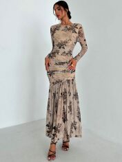 Акція на Сукня осіння жіноча SHEIN GD-00223496 S Зелена від Rozetka