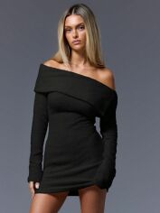 Акція на Сукня літня жіноча Shein GD-00199362 S Чорна від Rozetka