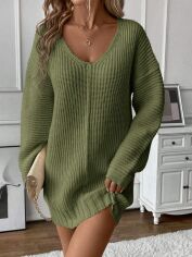 Акція на Сукня осіння жіноча SHEIN GD-00220556 S Зелена від Rozetka