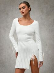 Акція на Сукня осіння жіноча SHEIN GD-00212599 M Біла від Rozetka