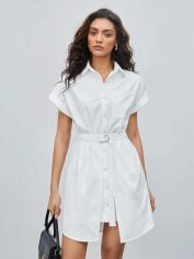 Акція на Сукня літня жіноча Shein GD-00196301 L Біла від Rozetka